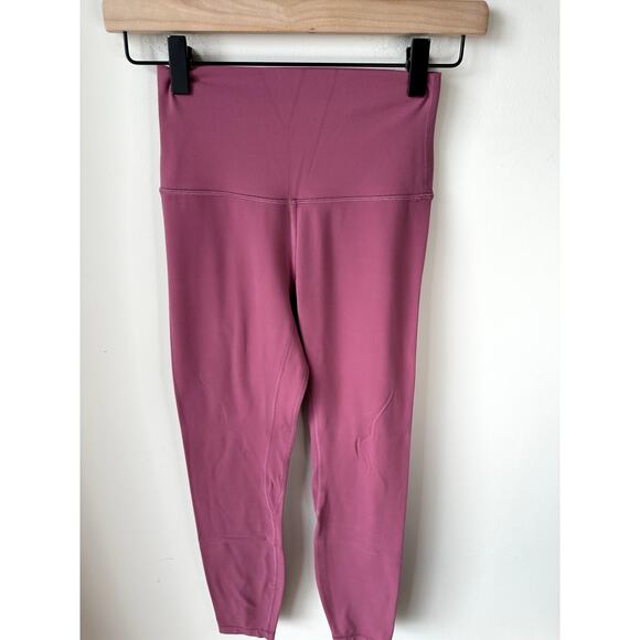 Lululemon Align Pant II 25" Size 2 Plum Nulu EUC - Picture 4 of 7